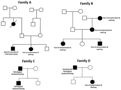 Are There Familial Patterns of Symptom Dimensions in Obsessive-Compulsive Disorder?